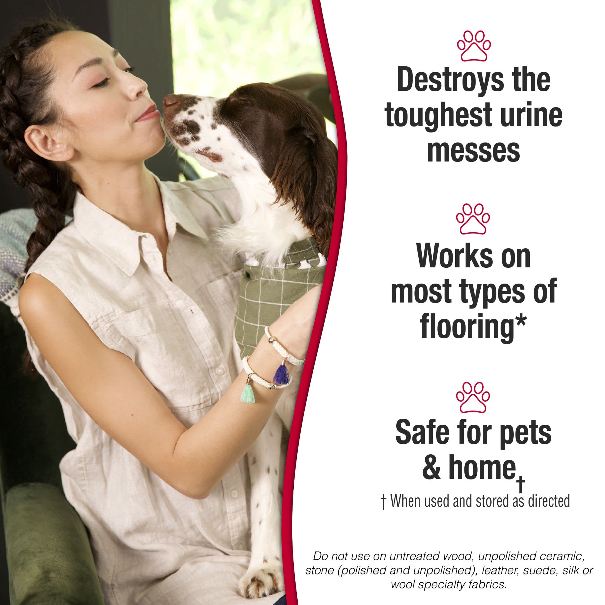 Nature's Miracle Urine Destroyer Plus tackles yellow residue