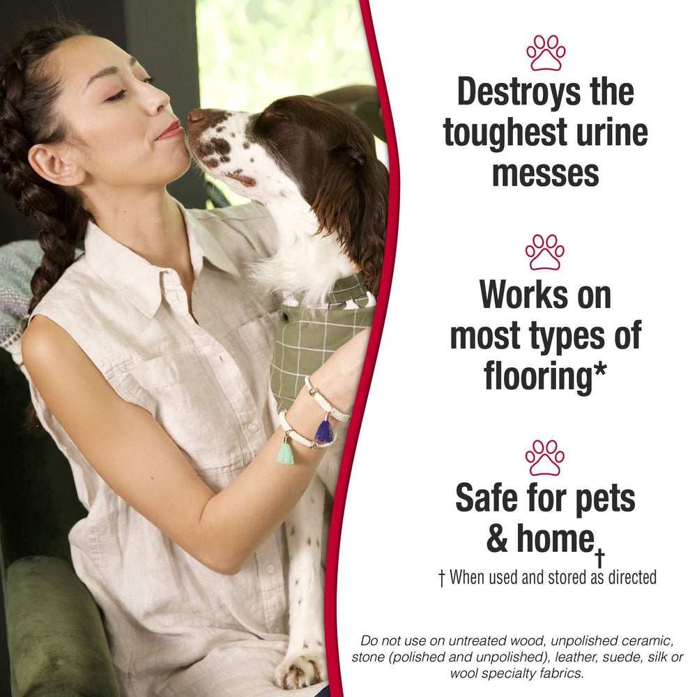 Nature's Miracle Urine Destroyer Plus tackles yellow residue