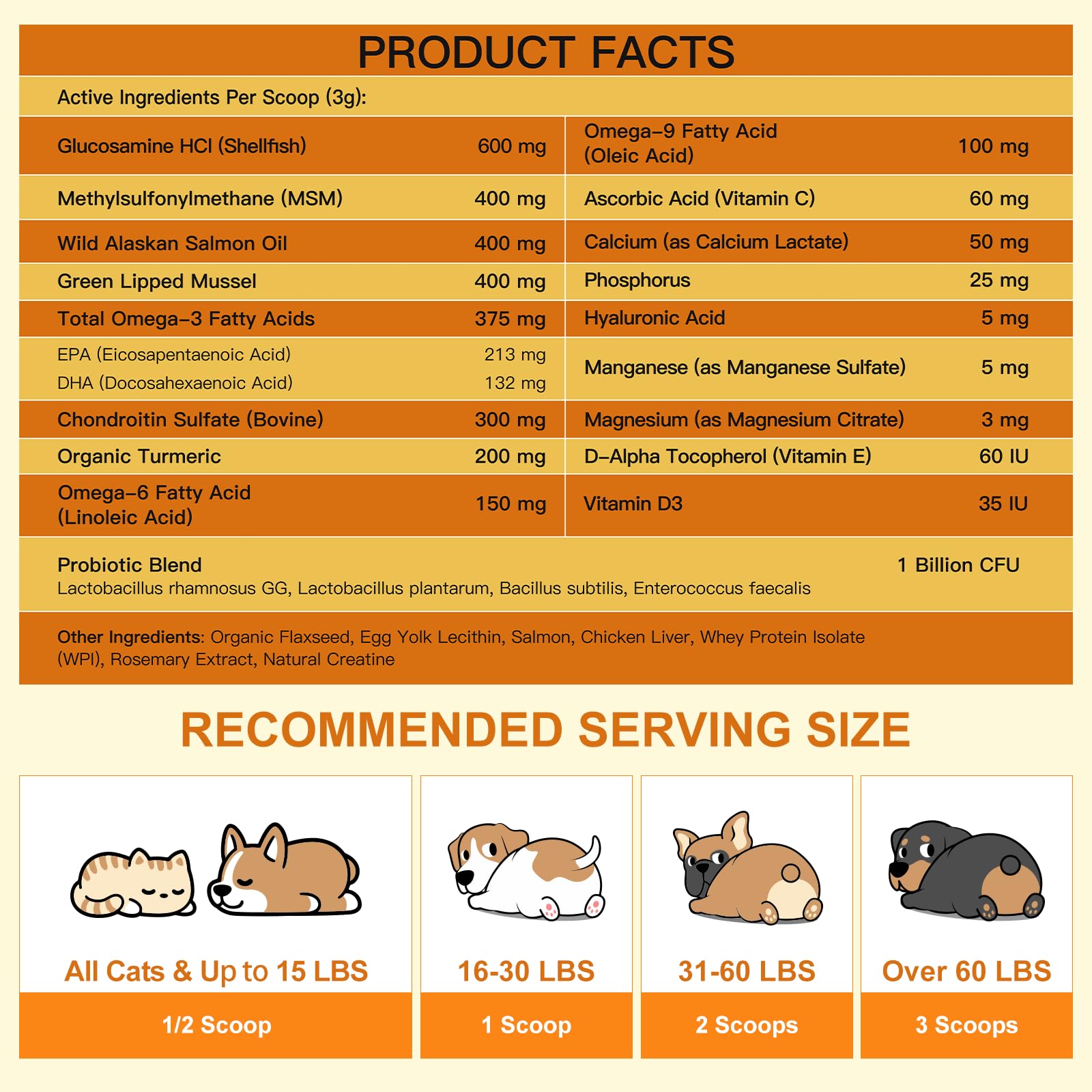 Nature Target dog hip mobility powder — tasty meal topper for easier movement