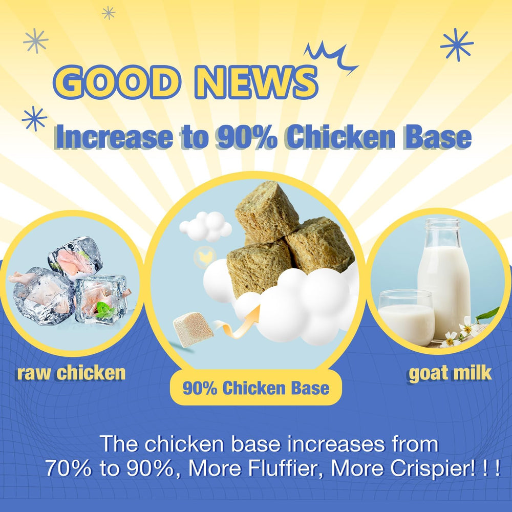 Nature Target freeze-dried chews taste-test serving for picky eaters
