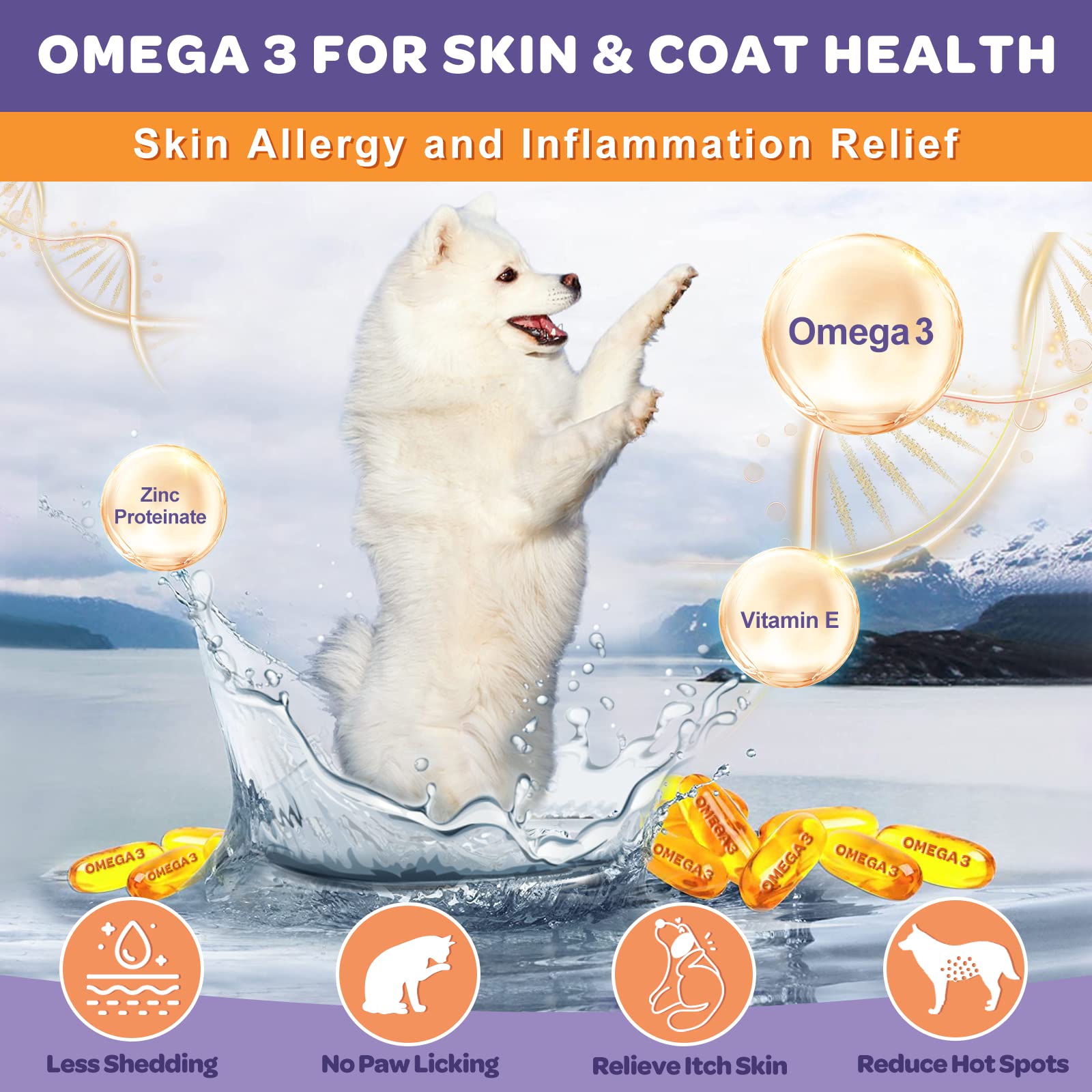 Nature Target Probiotics for Dogs – prebiotics and enzymes aid digestion and nutrient absorption.