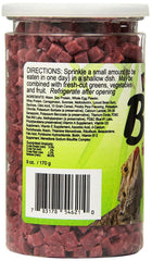 Nature Zone Bearded Dragon Bites close-up of 1/4 inch cubes for easy feeding and portion control