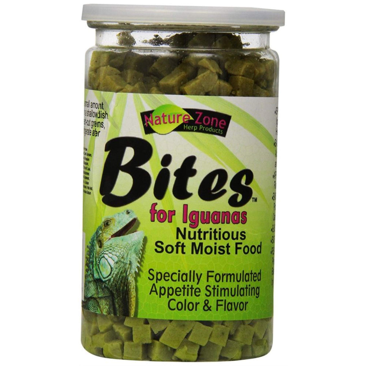 Nature Zone Iguana Bites packaging offers easy, ready-to-eat 9-ounce portions.