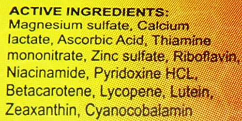 Nature Zone SNZ59251 2-ounce bottle close-up highlighting vitamins and phytonutrients.