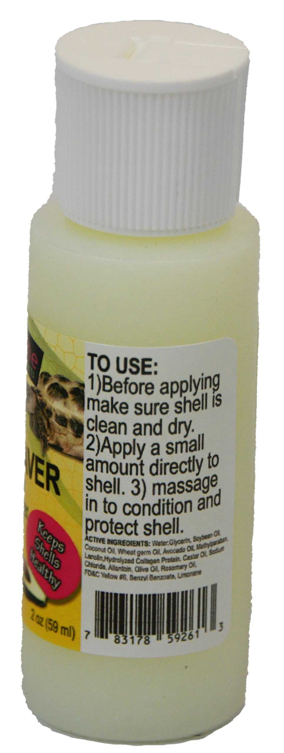 Nature Zone Turtle Shell Saver applying on shell to condition and moisturize