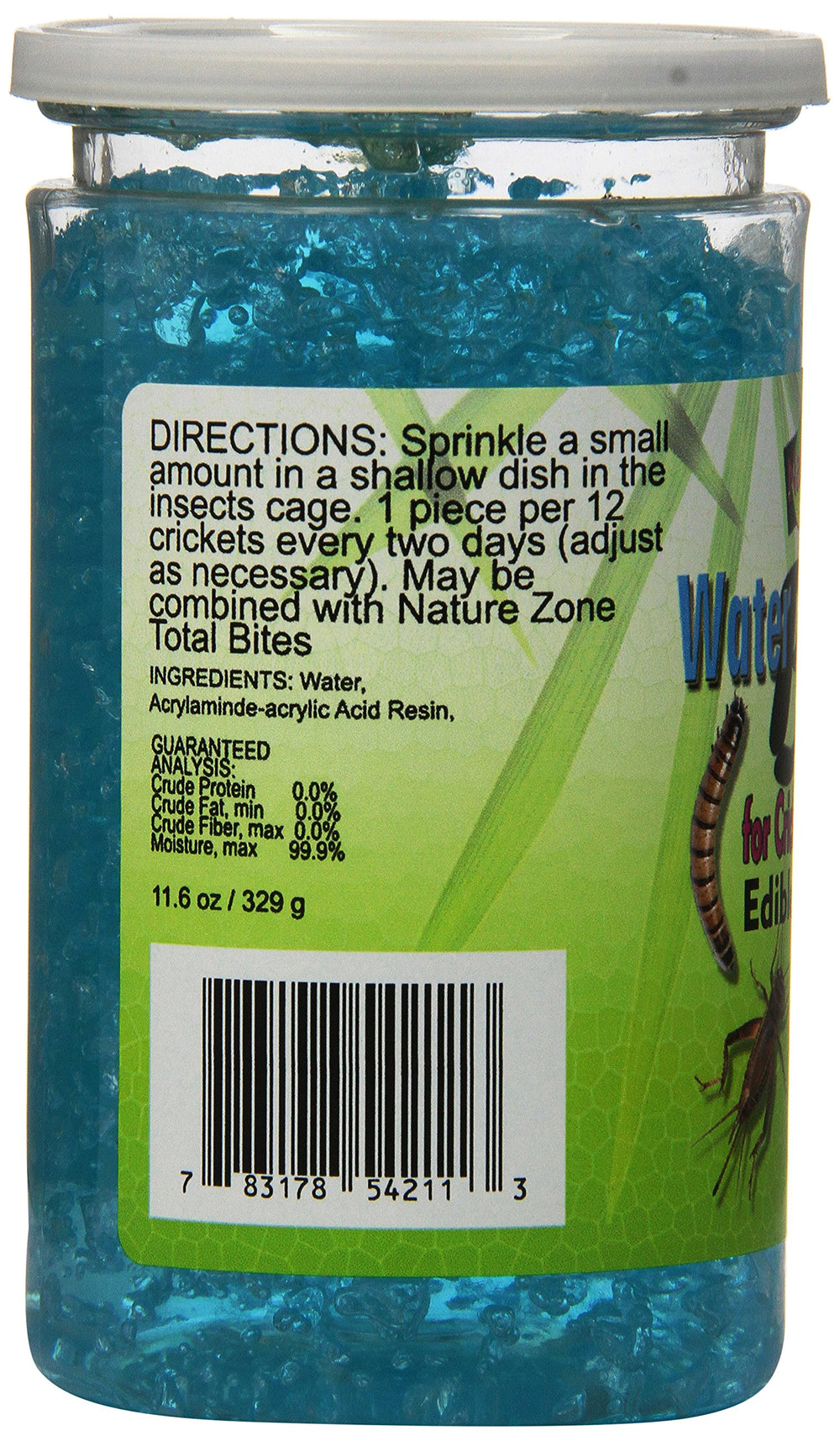Nature Zone Water Bites calcium-boost bites support cricket nutrition