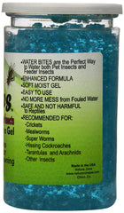 Nature Zone Water Bites feeding near water dish supports cricket diet