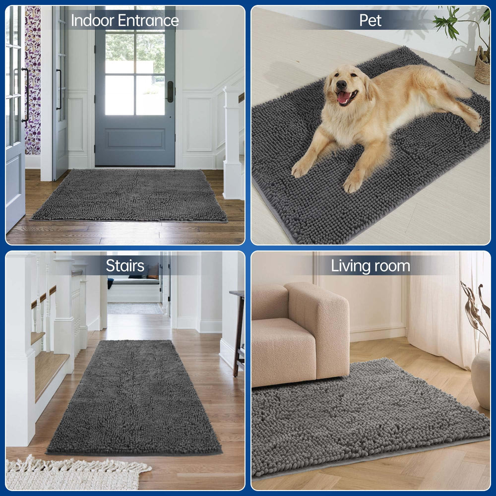 Naturei indoor-outdoor entryway mat suited for various entry points