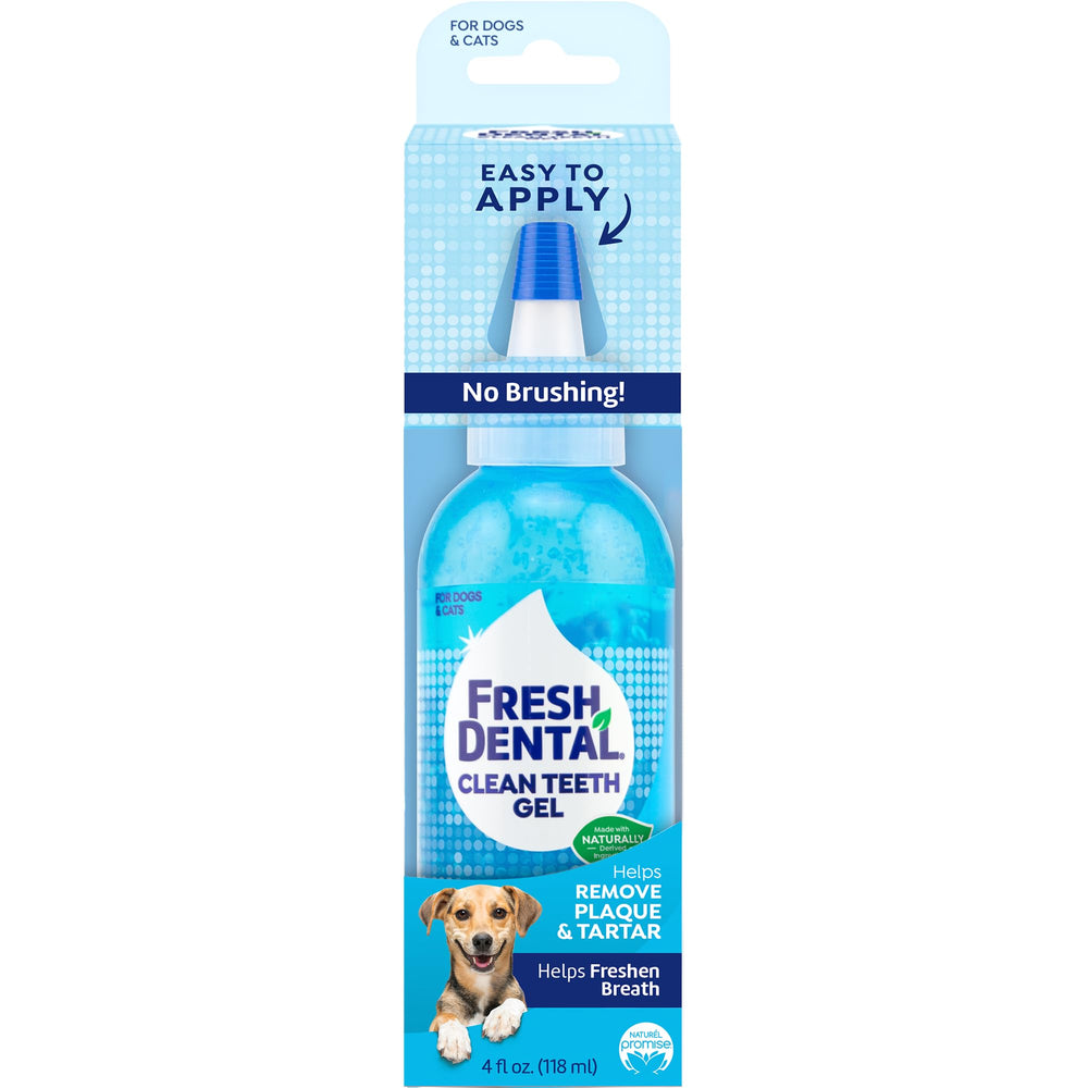 Naturel Promise Fresh Dental Dog Toothpaste Tube easy mess-free dental care for pets