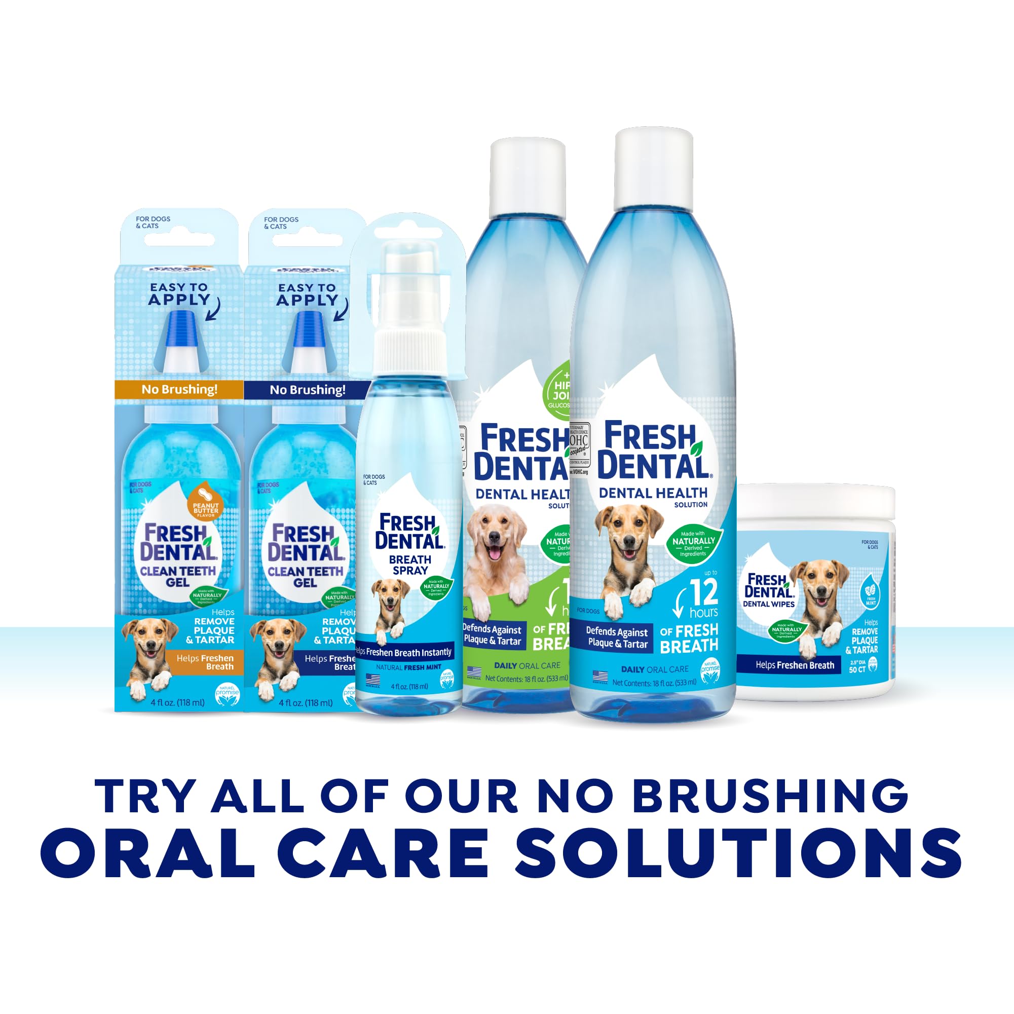 Naturel Promise mint-scented dental care gel minty flavor encourages use during routine care