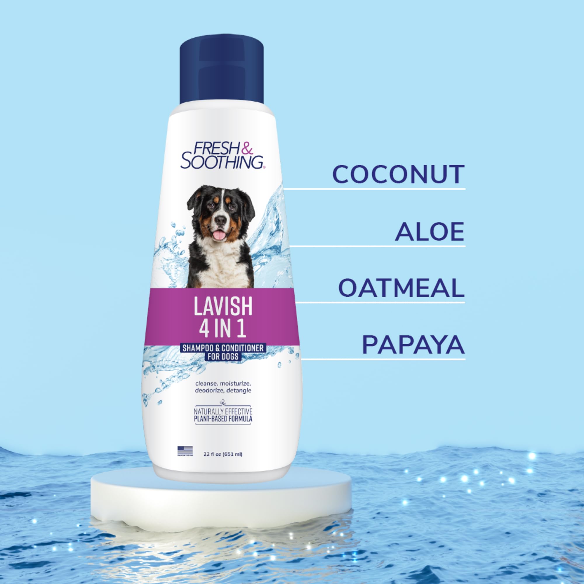 Naturel Promise nutrient-rich blend strengthens hair to resist breakage during grooming.