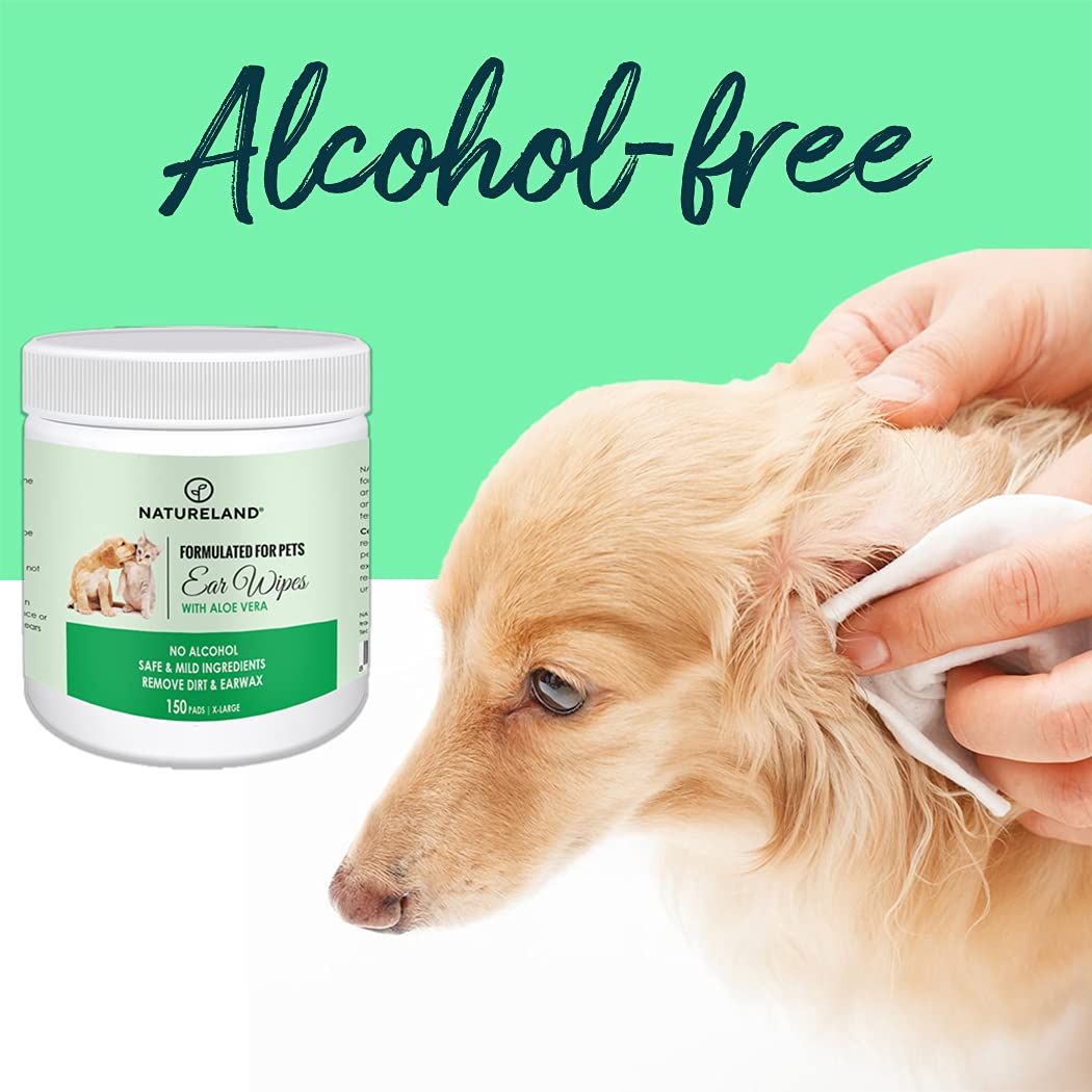 Natureland ear wipes deep-clean to remove dirt and wax gently.