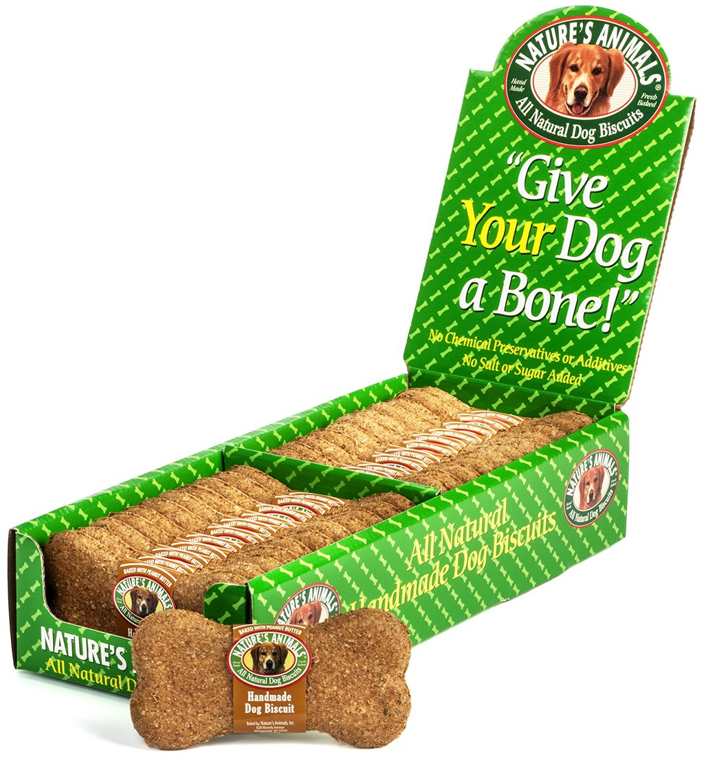 Nature's Animals biscuit crunch close-up highlights oven baked texture