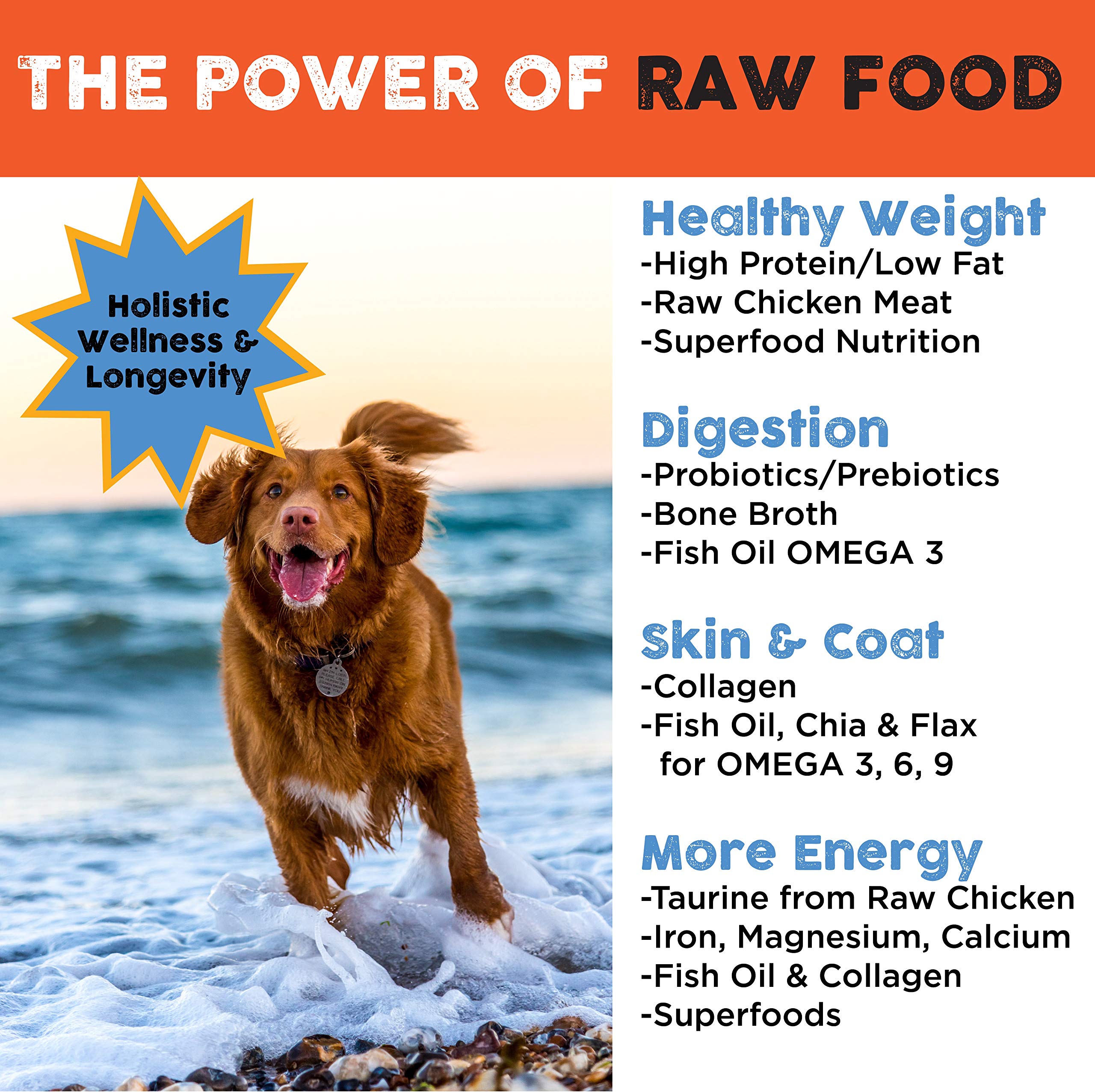 Nature's Diet Raw Mix small-batch packaging emphasizing quality and care