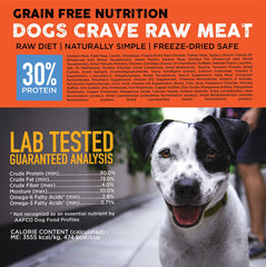 Nature's Diet Raw Mix kibble with vibrant superfoods for balanced nutrition