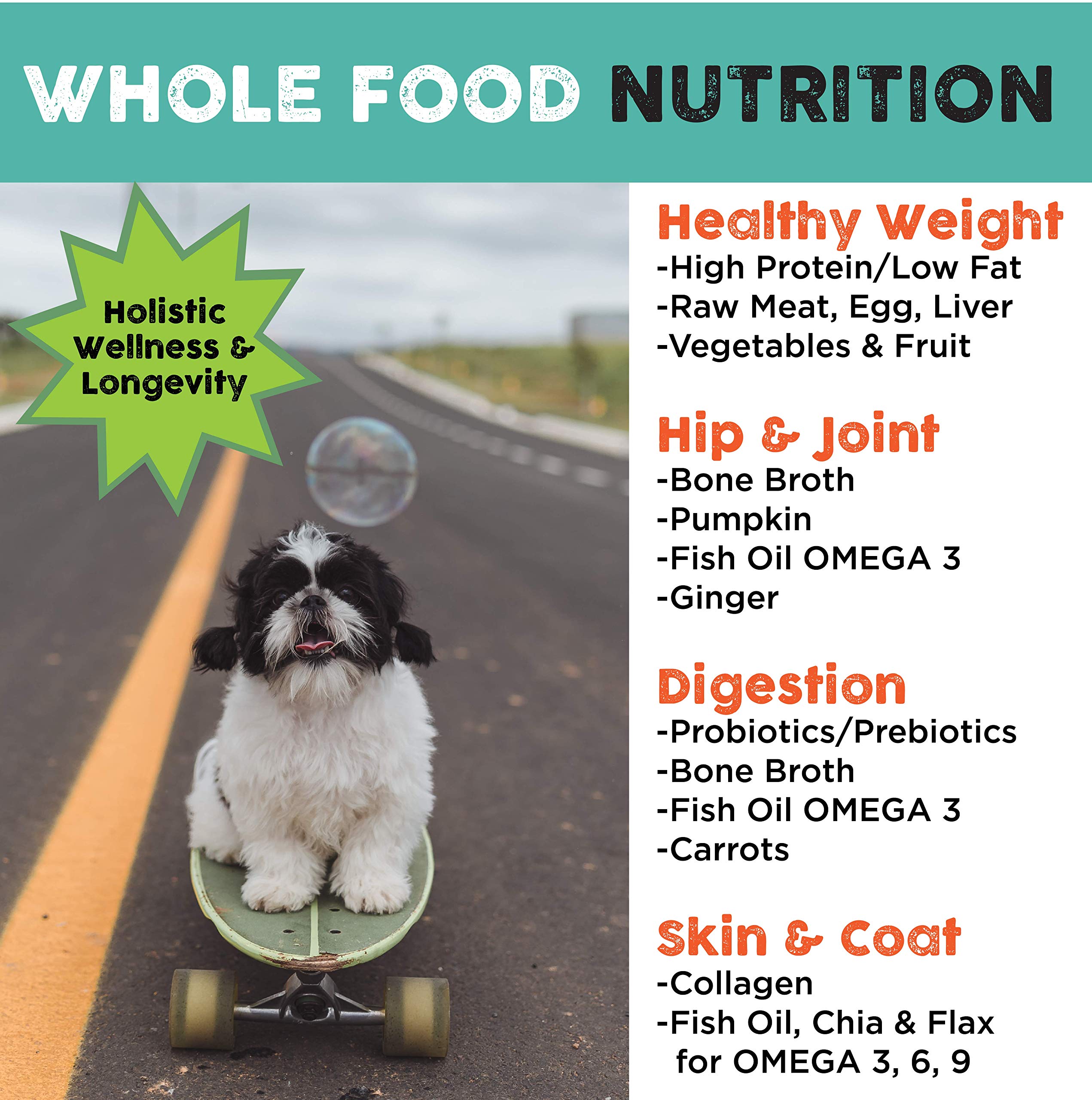 Nature's Diet Simply Raw sustainable USA packaging image highlights ethical sourcing.