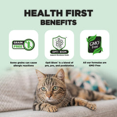 Nature's HUG pack front highlights sustainable protein and clean ingredients for responsible nutrition