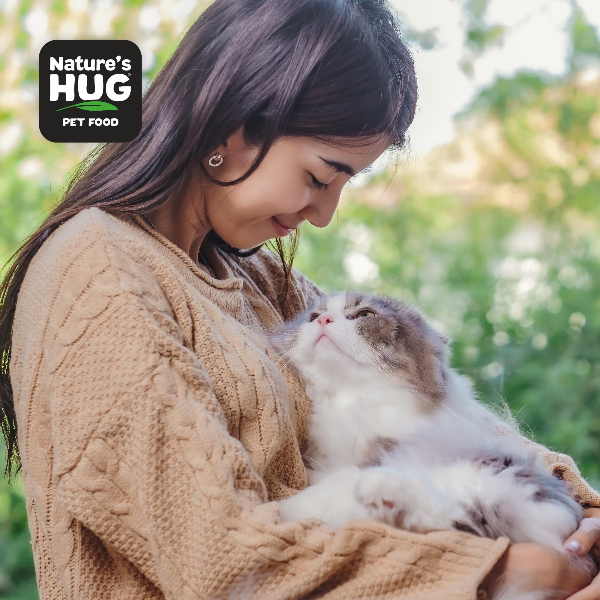 Nature's HUG sensitive-stomach formula suits cats needing gentle nutrition