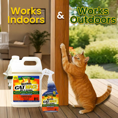 Nature's MACE landscaped-area protection keeps lawns free of cat visits