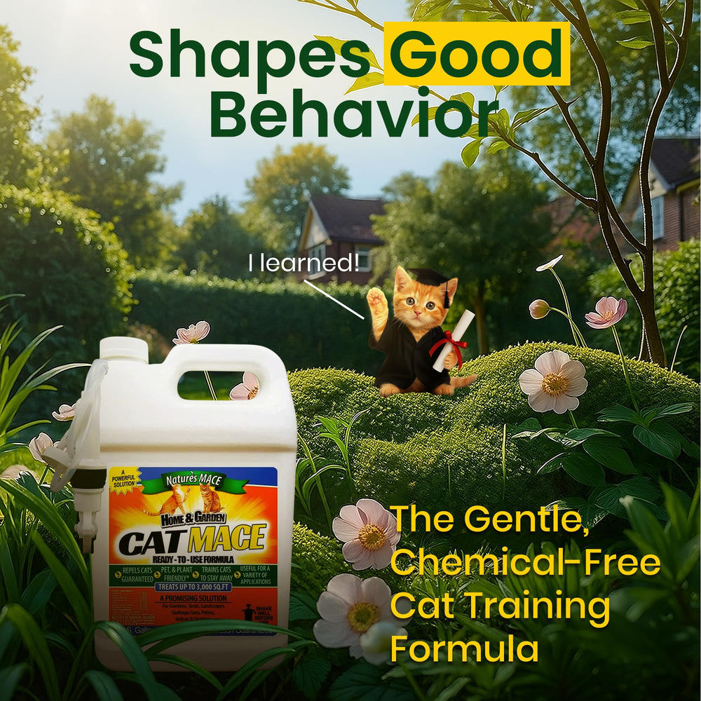 Nature's MACE shake-before-use reminder ensures easy, ready-to-spray application