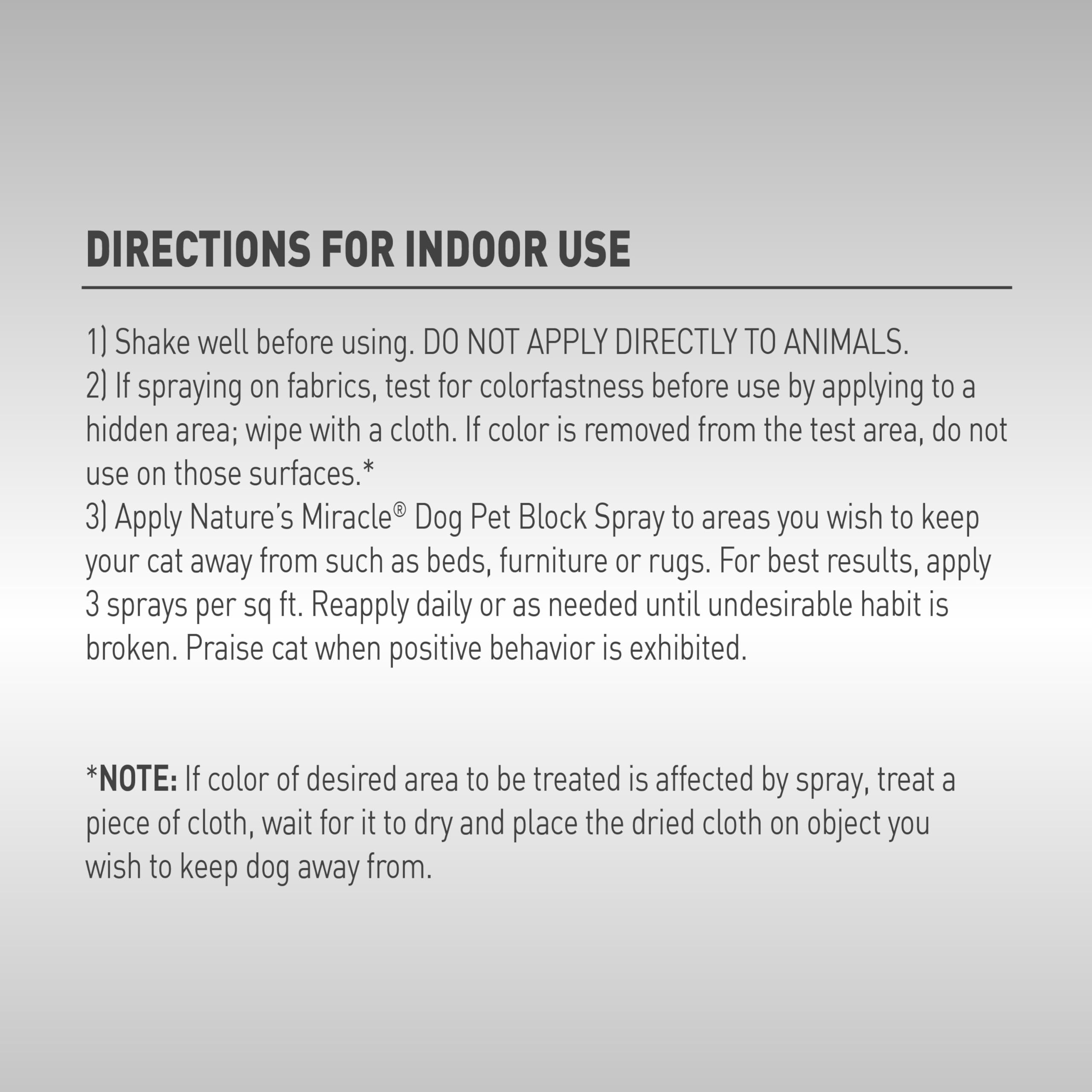 Nature's Miracle Advanced Platinum safety-close highlights pet-safe use around home.