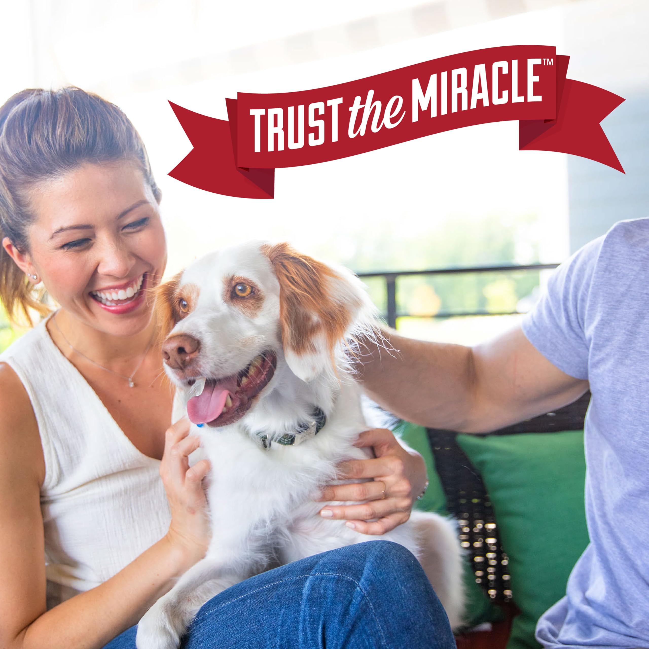 Nature’s Miracle Advanced Platinum No More Marking label close-up—clear directions and reapplication guidance.