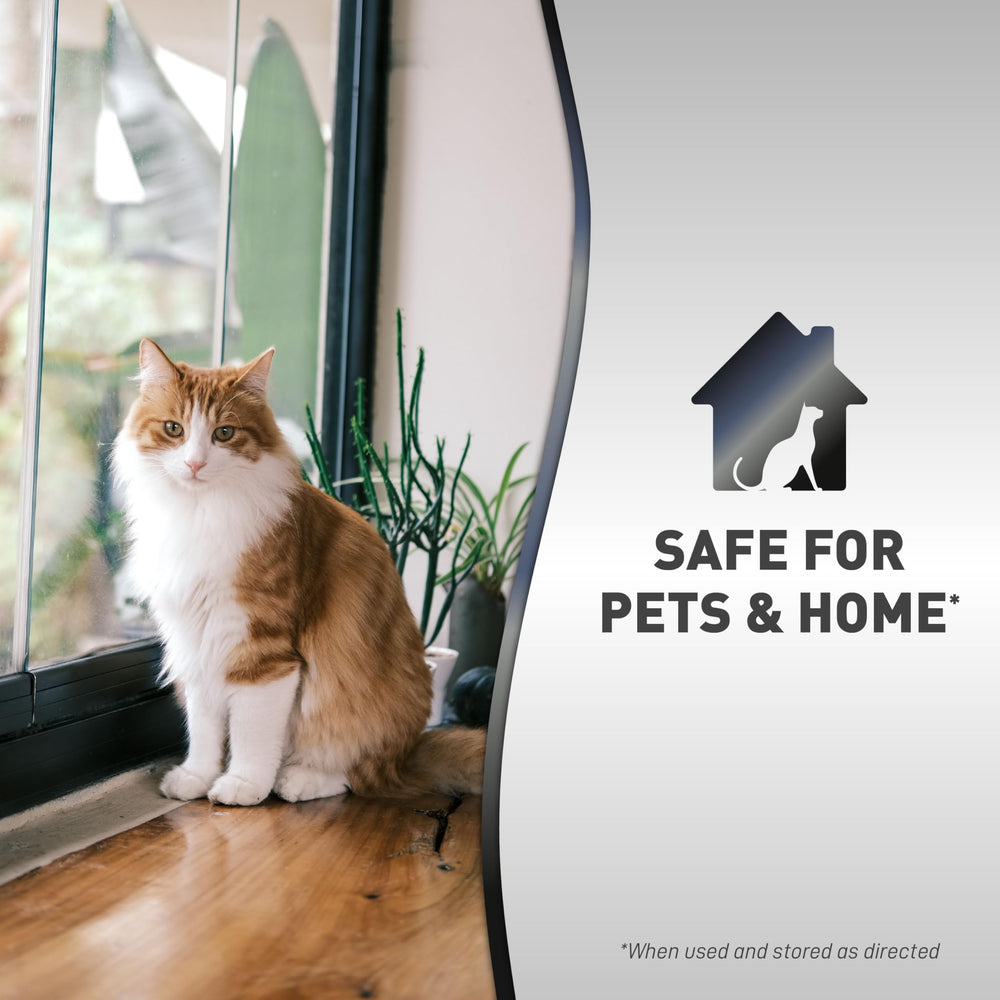 Nature’s Miracle Advanced Platinum No More Spraying essential oils visuals emphasize a pet-safe deterrent scent