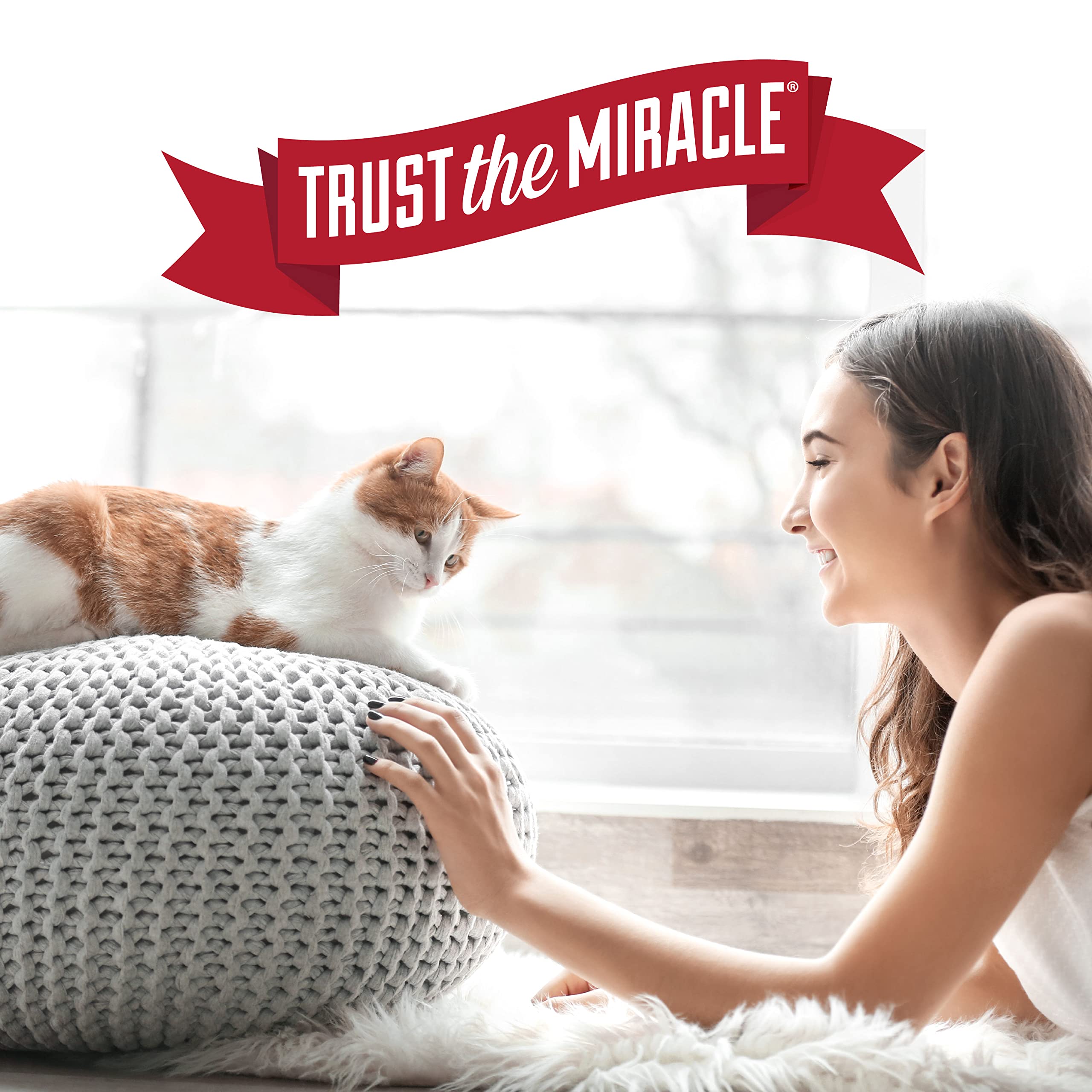 Nature’s Miracle Advanced Platinum No More Spraying pets safe note conveys safety when used as directed