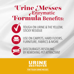 Nature's Miracle Urine Destroyer pour demonstrates easy application for quick odor relief