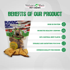 Nature's Own Pet Chews dental health support: may reduce plaque and tartar buildup.
