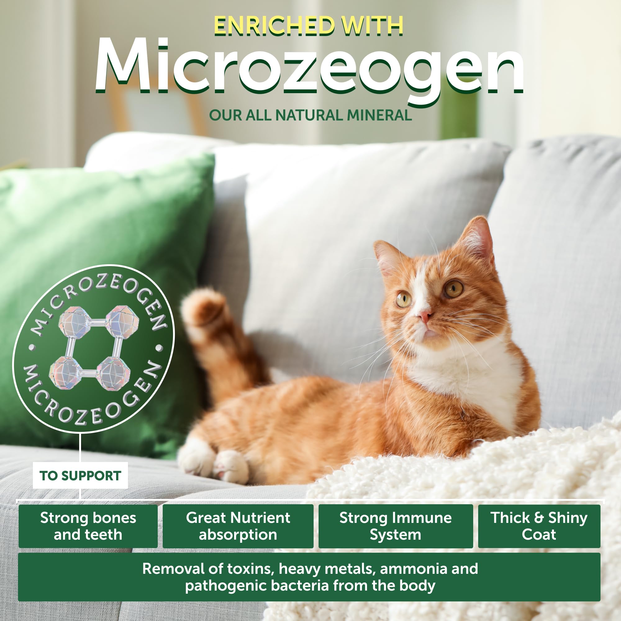 Nature's Protection cat dental treats being fed during daily snacking for fresh breath