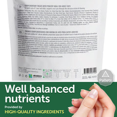 Nature's Protection cat dental treats close-up of poultry crunch for healthy snacking