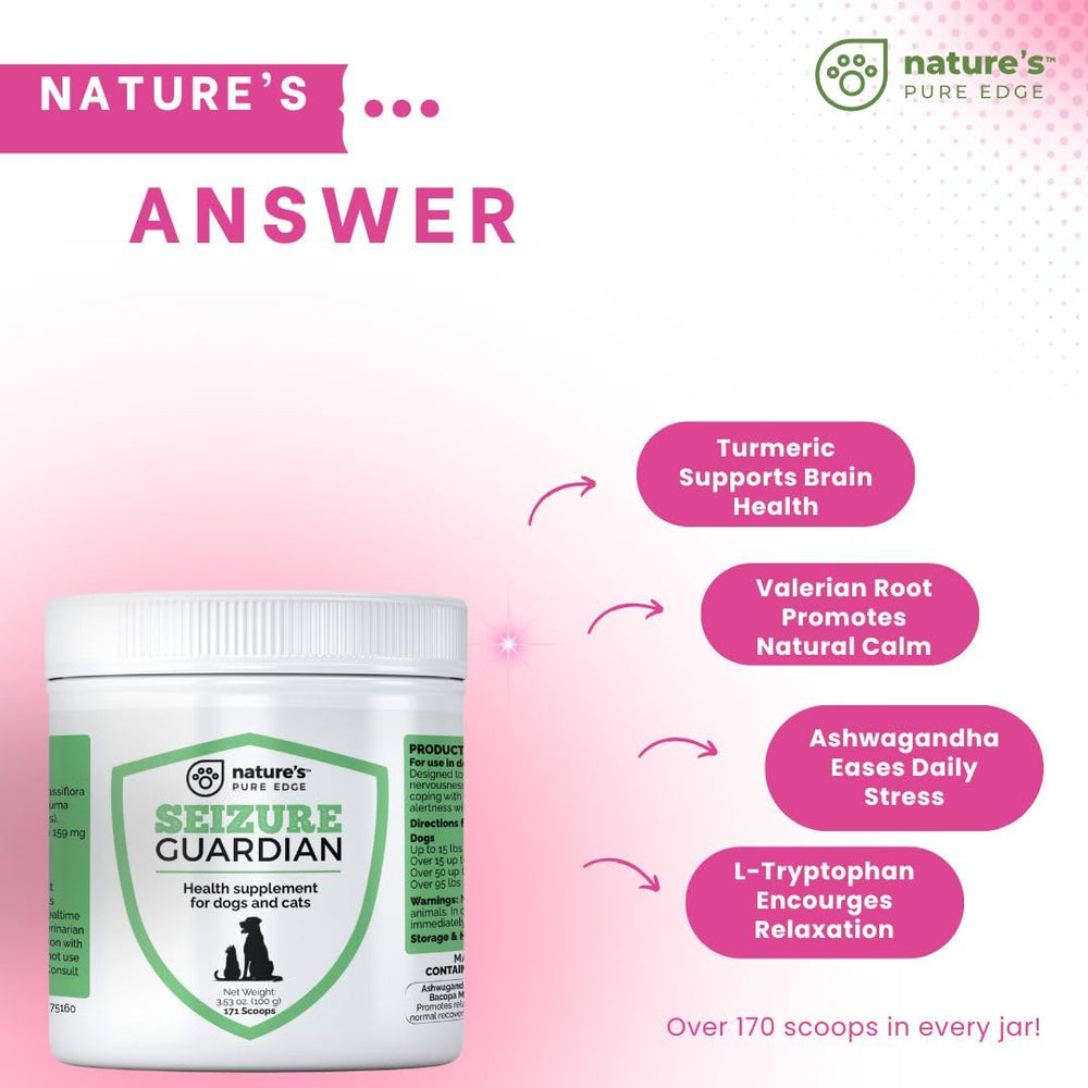 Nature's Pure Edge ingredients collage featuring chamomile and ashwagandha.