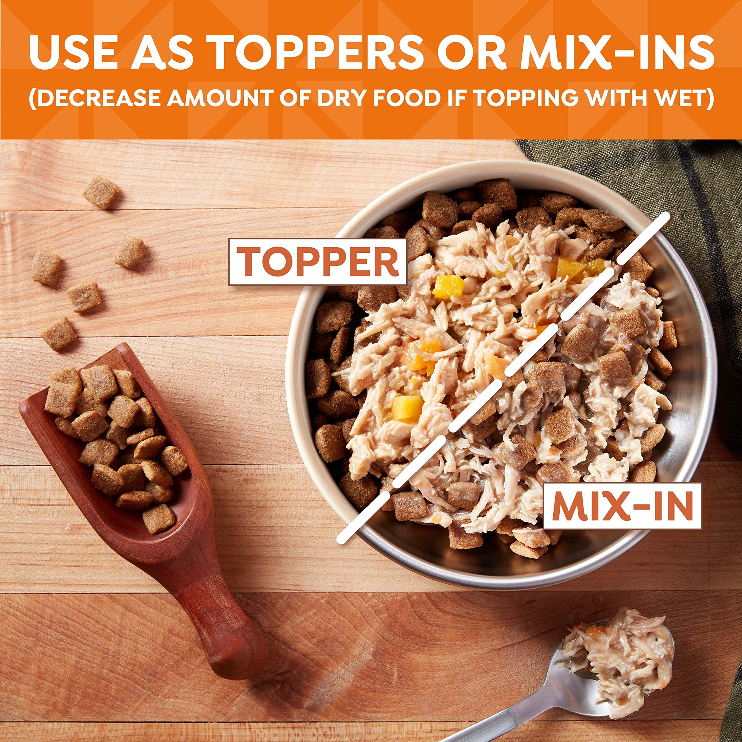 Nature's Recipe real-ingredients-label chicken close-up emphasizes protein quality