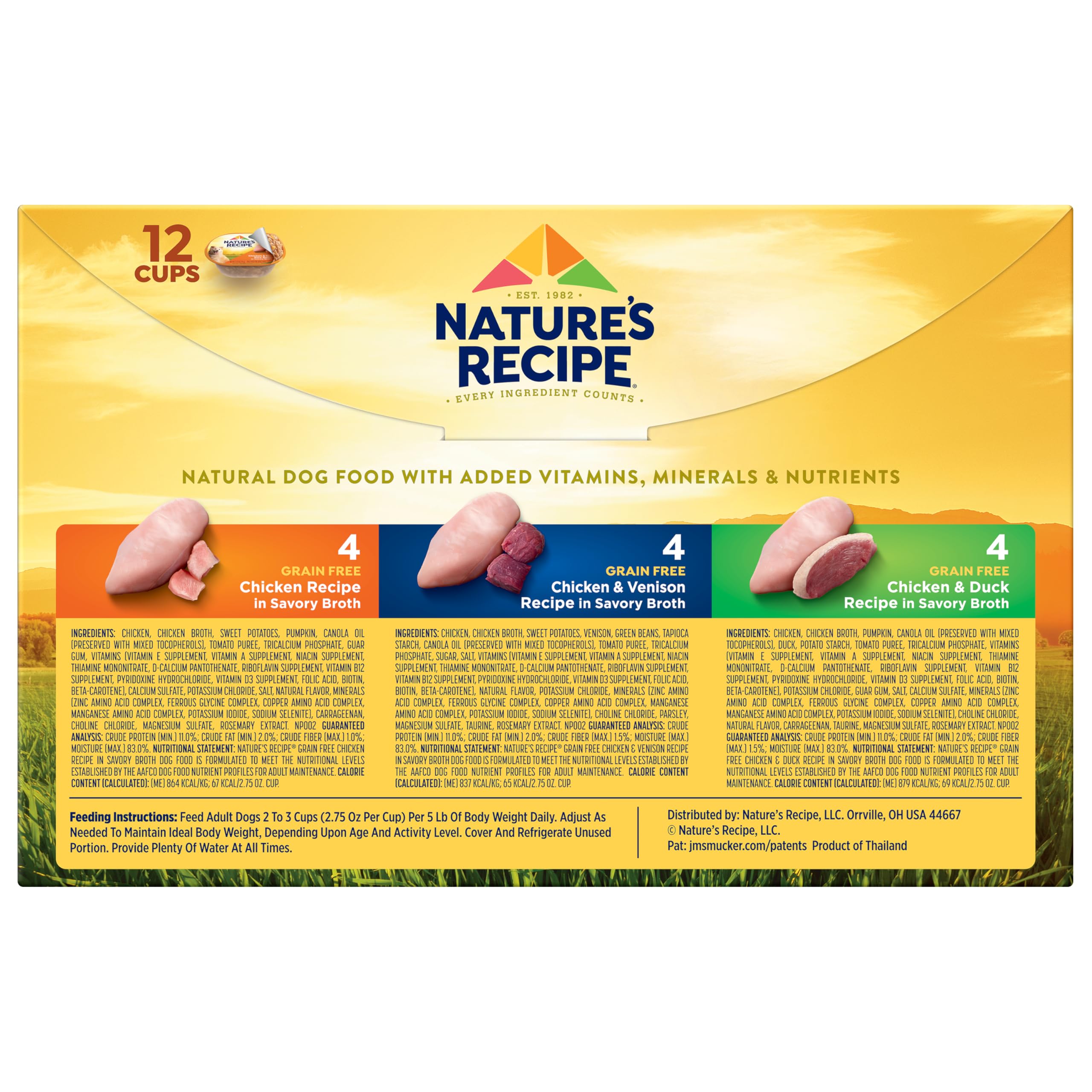 Nature's Recipe savory broth close-up showing appetizing texture for dog meals