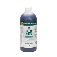 Nature's Specialties Plum Silky ultra-concentrated bottle for cost-efficient grooming.