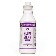 Nature's Specialties Plum Silky Dog Cologne bottle highlights long-lasting plum fragrance for finishing touches
