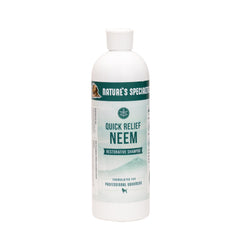 Nature's Specialties Quick Relief Neem Shampoo dog lather demonstrates soothing antimicrobial action for skin care.