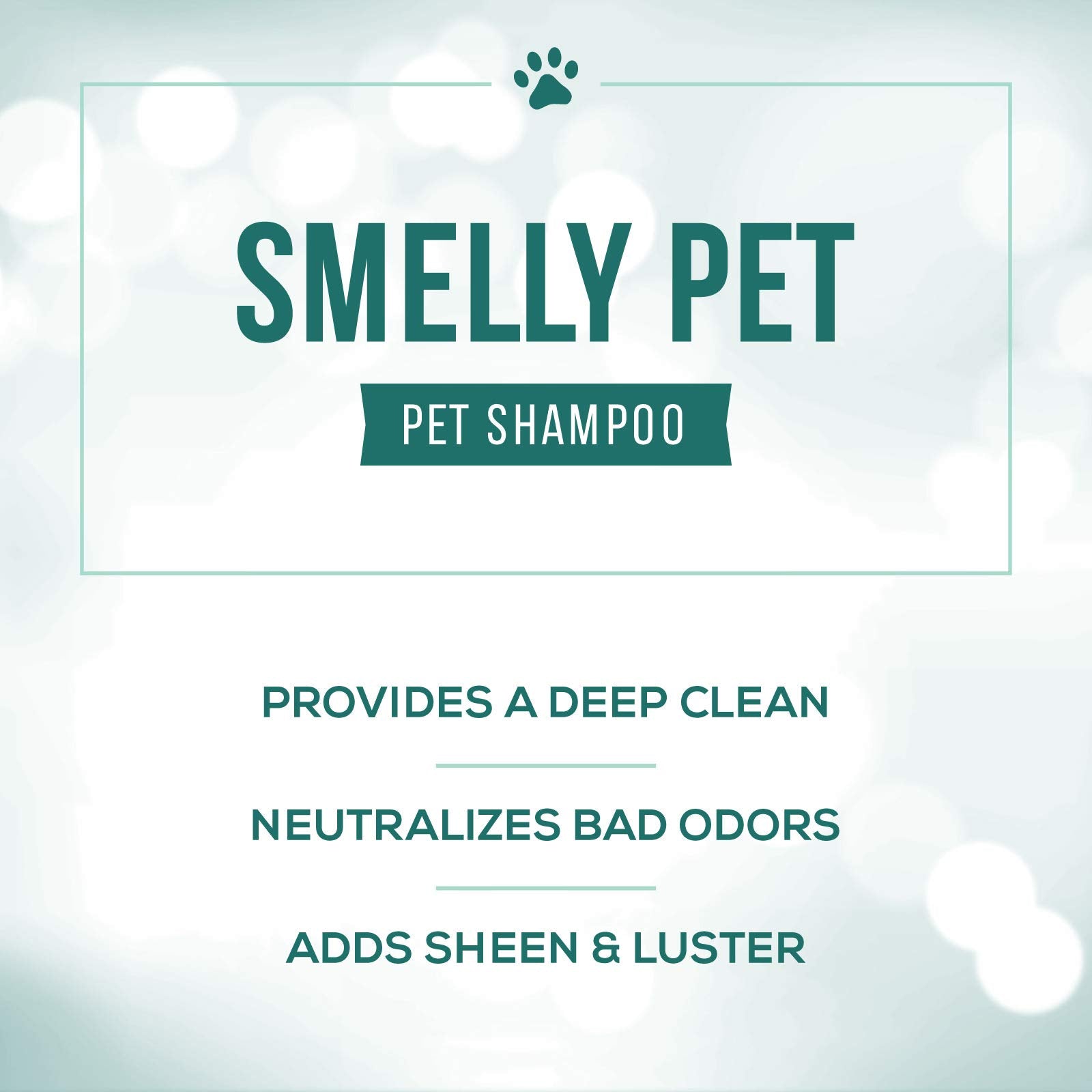 Nature's Specialties Smelly Pet Dog Shampoo foaming lather demonstrates thorough cleansing.