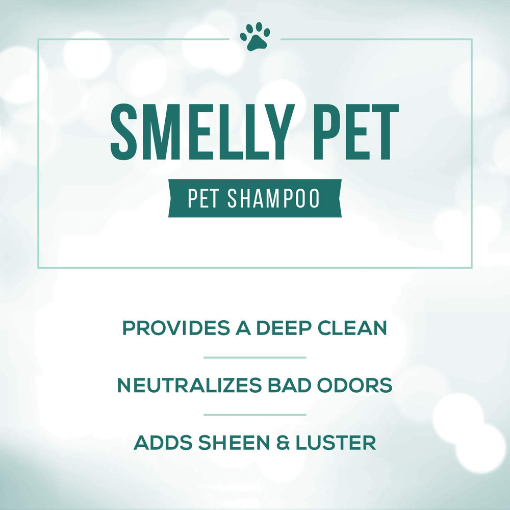 Nature's Specialties Smelly Pet Dog Shampoo foaming lather demonstrates thorough cleansing.