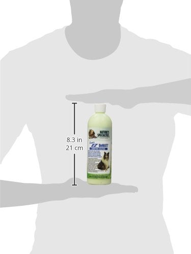 Nature's Specialties Super EZ Dematting Solution ready for dilution in a pre-bath mix.