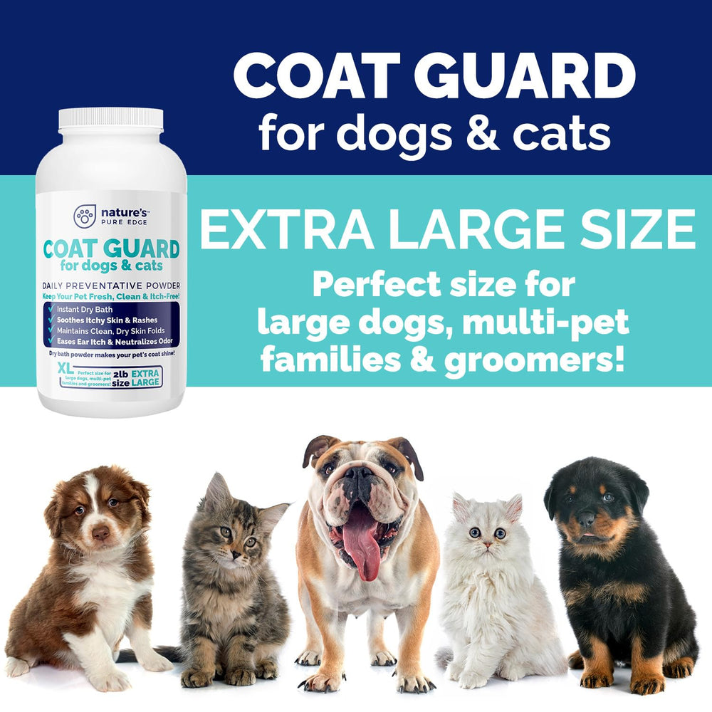 Nature's Pure Edge anti-dandruff action helps keep fur clean