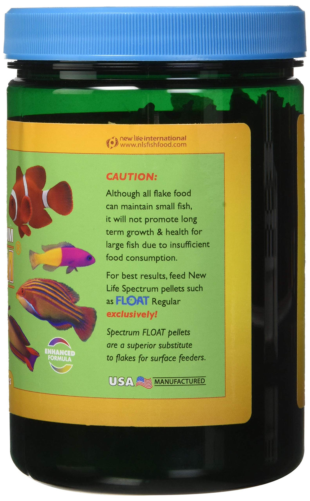 Naturox series color enhancement graphic highlighting brighter fish colors.