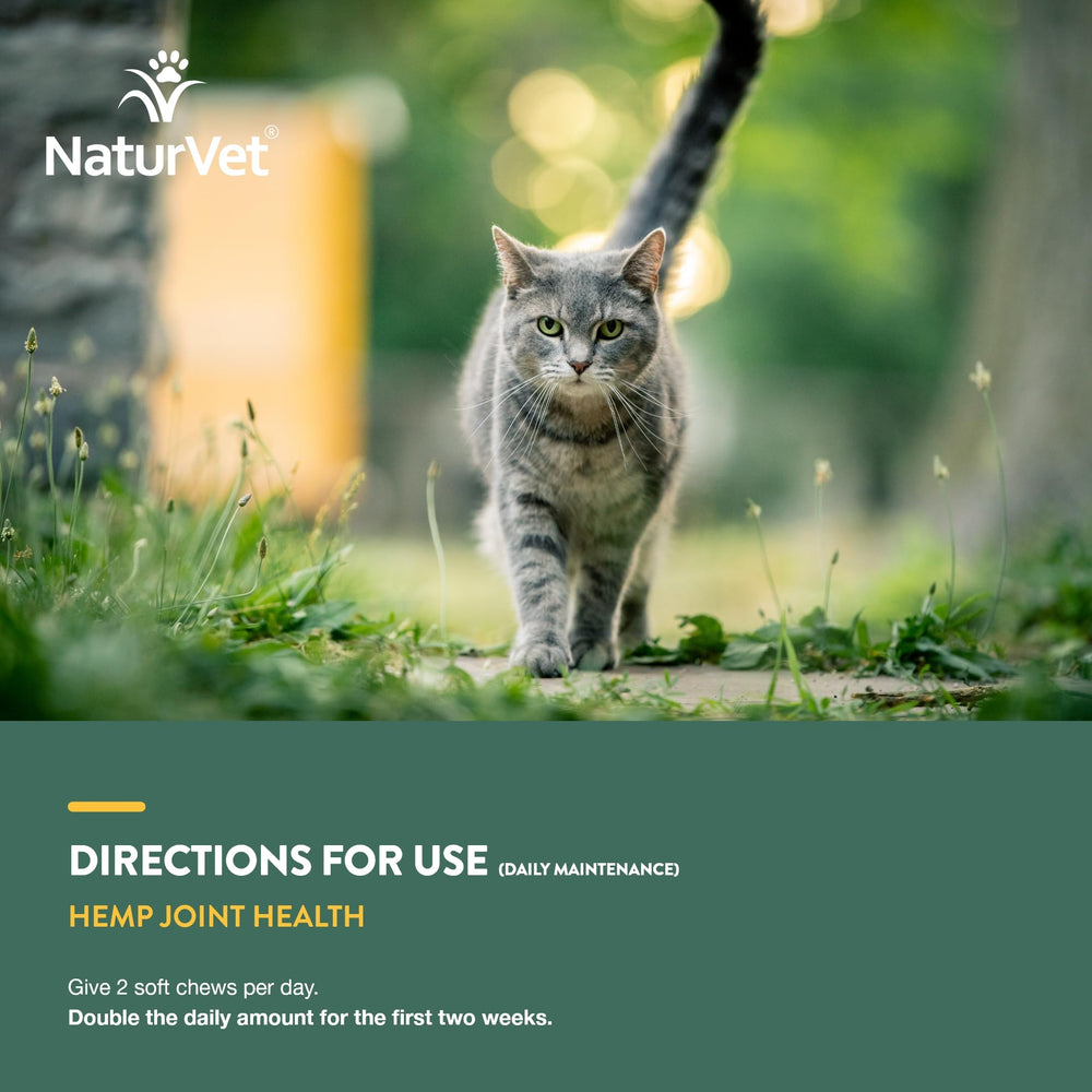 NaturVet 30 day supply packaging helps plan monthly cat care.