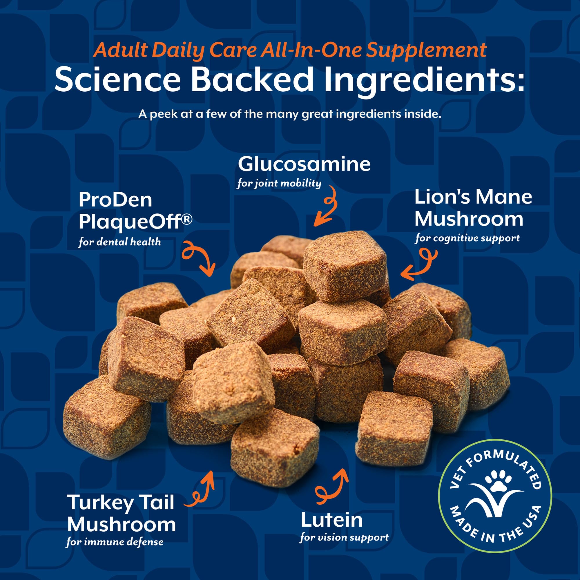NaturVet All-In-One dog daily care bacon-flavor chews entice dogs with Hickory Smoked flavor