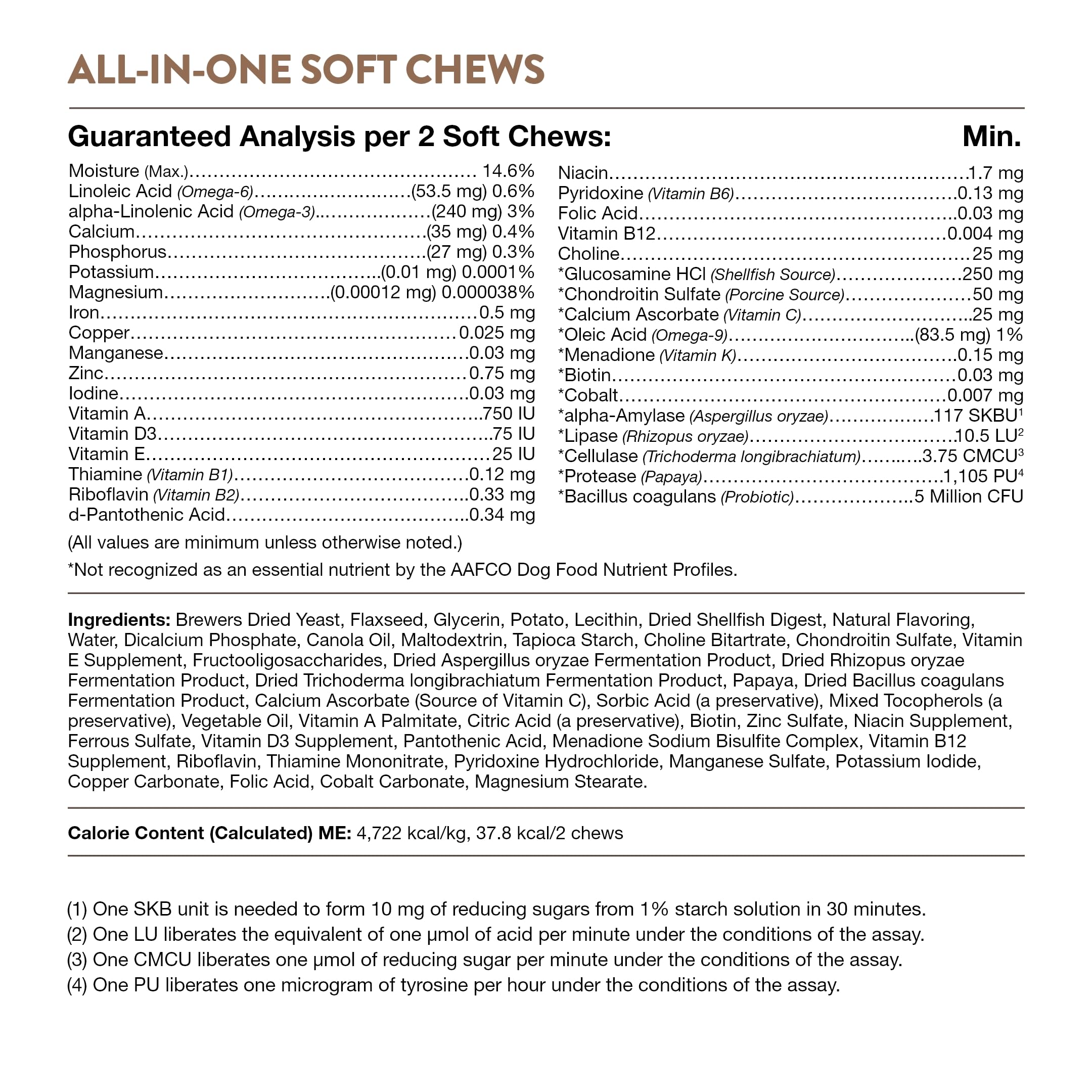 NaturVet All-in-One dog supplement provides a convenient daily health habit in soft chews.