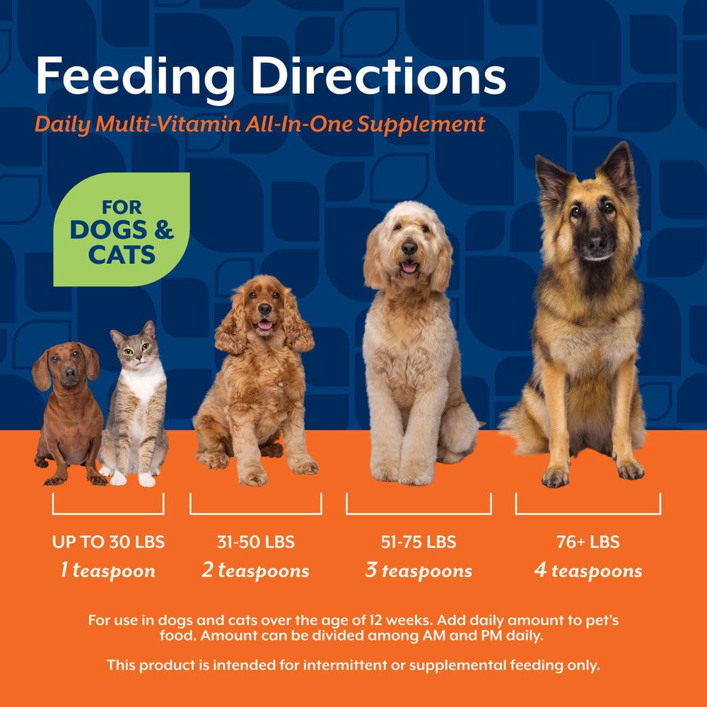 NaturVet All-in-One vitamins and minerals for overall dog health.
