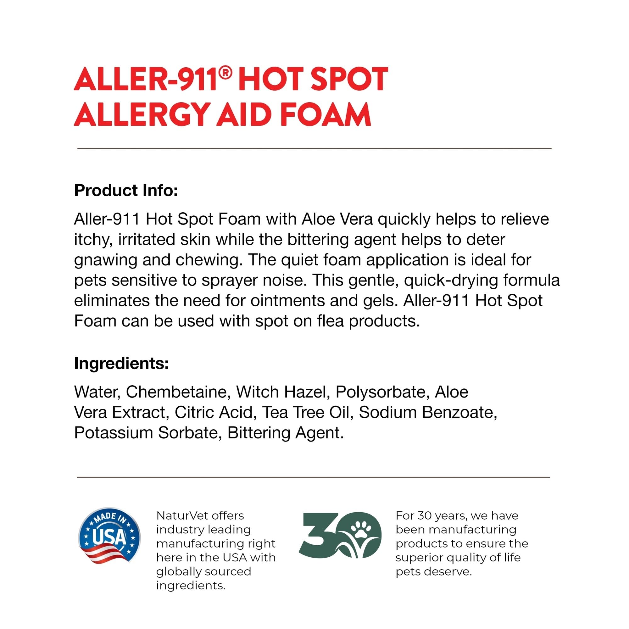 NaturVet Aller-911 cat-dog use demonstrates universal application for multiple pets.