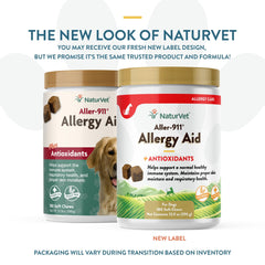 NaturVet Aller-911 omega-dha-epa ingredients close-up showing DHA EPA benefits for seasonal comfort