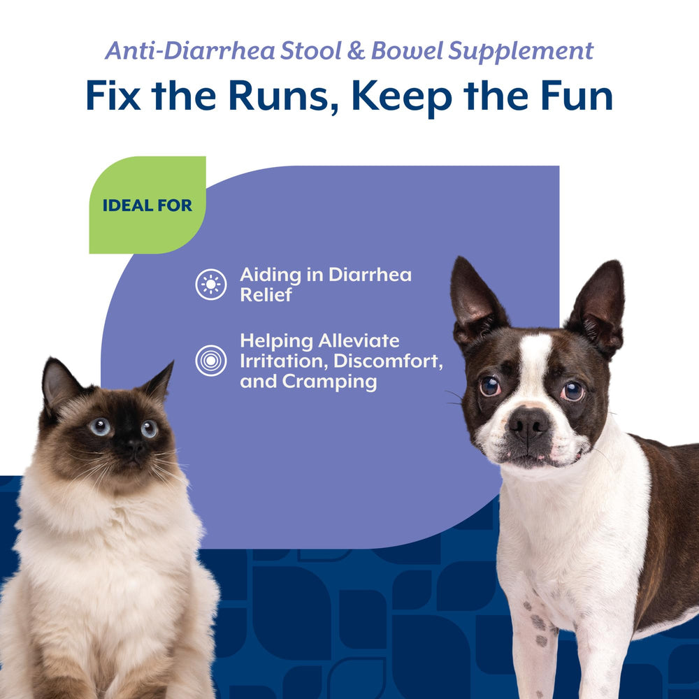NaturVet anti-diarrhea liquid spoon-dispense ensures precise serving every time.